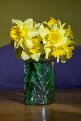 bouquet of yellow daffodils