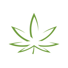 marijuana leaf icon vector design illustration
