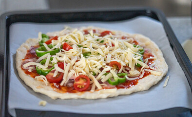 home made pizza