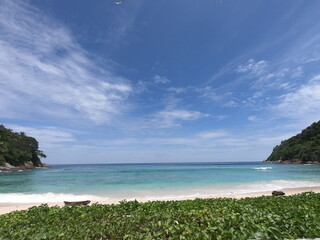 Sky in over the view