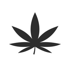 marijuana leaf icon vector design illustration