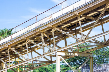 Naklejka premium steel construction site