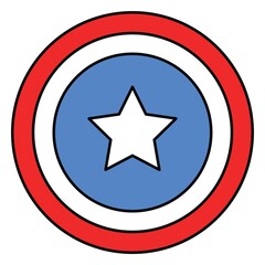 Shield, United state independence day related icon