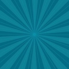 soft light Blue color sunburst background. Vector illustration
