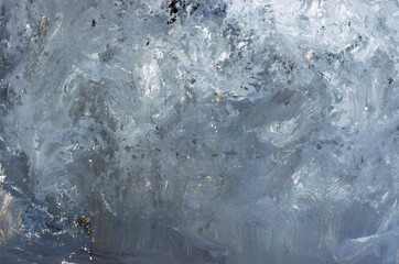 Colorful silver grey abstract background. Natural texture of the brush strokes with oil paints.