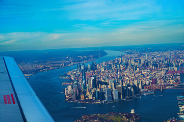new york city plane landscape