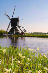 dutch windmill in the netherlands