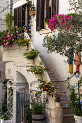 The charming and romantic historic old town of Polignano a Mare, Apulia, southern Italy