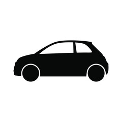 Car silhouette icon side view