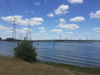 Fluffy Floating Clouds -  Calm Harbour 