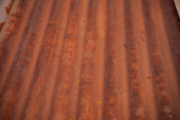 Old metal sheet roof texture. Pattern of old metal sheet.