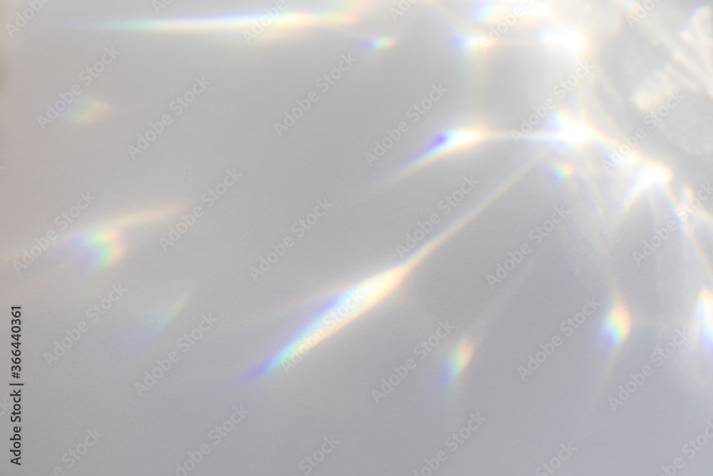 Wall mural blurred overlay effect for photo and mockups. wall texture with organic drop diagonal shadow and ray