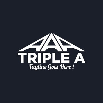 Letter AAA Logo Design Template.