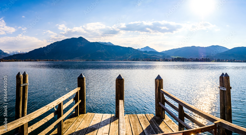 Canvas Prints lake tegernsee in bavaria