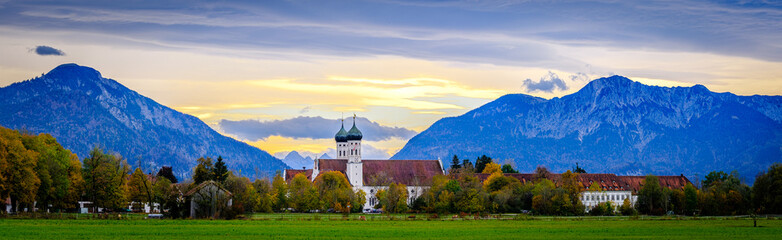 landscape near benediktbeuern