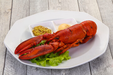 Luxury Lobster with sauce