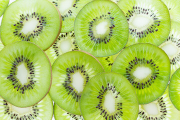 Kiwi slices for background