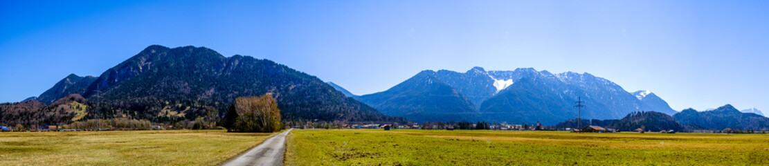 landscape near murnau am staffelsee