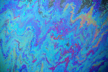 Fototapeta na wymiar colorful rainbow oil slick background