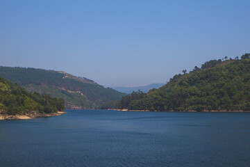 View from the dam of Salamonde, in Geres