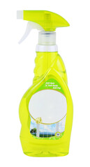 yellow detergent bottle