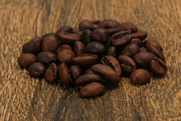 Roasted coffee beans for cooking
