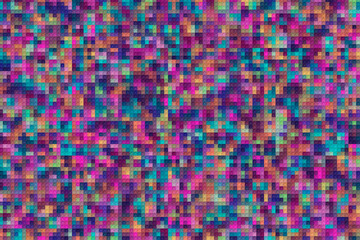 Colorful pattern with different shapes objects