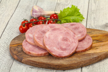Natural ham made from pork