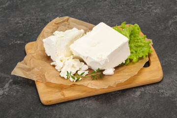 Greek traditional Feta soft cheese