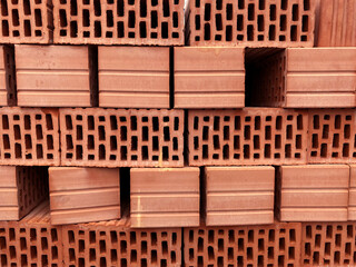 Industrial brick blocks background for industrial construction design - interior or exterior...