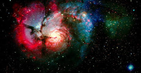 Spirals and supernovae. Elements of this image furnished by NASA