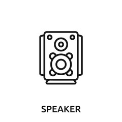 speaker icon vector. speaker sign symbol for modern design.