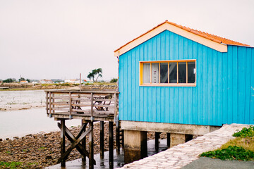 cabane de plage ile d'Oléron 