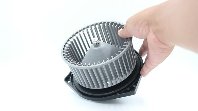 Car air conditioner fan isolated