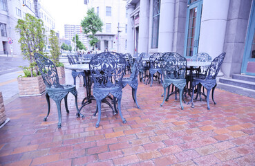 小樽のカフェテラス