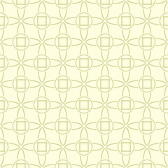 Geometric seamless pattern. Olive green background with circles
