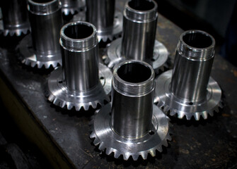 gear wheel, compound gear, gear block, cluster gear, metal, steel, chrome, tool