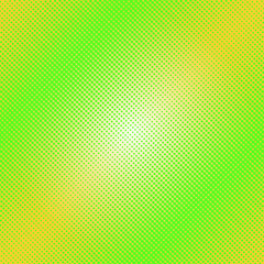 Pop art colorful comics book magazine cover. Polka dots green and yellow background. Cartoon funny retro pattern. Vector halftone illustration. 90-s style. Template design for poster, card, flyer.