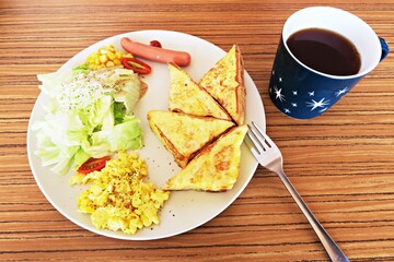 Homemade all day breakfast, stay at home during holiday
