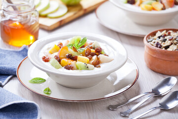 Greek Yogurt With Fresh Fruits