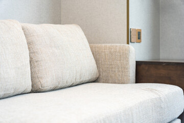 Pillow on sofa decoration interior of living