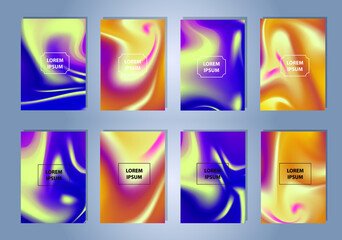 Color gradient cover design. Vibrant background for screen, poster, banner, wallpaper, social media post