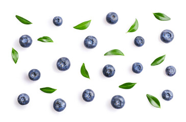 Fresh ripe juicy blueberries background