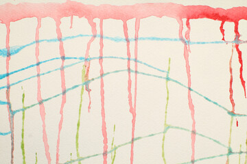 Abstract design watercolor picture painting illustration background 