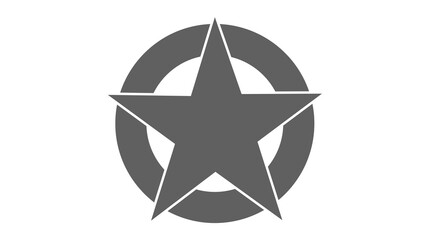 star illustration on white background 