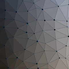 Fototapeta premium Heather Blue color Abstract color Low-Polygones Generative Art background illustration