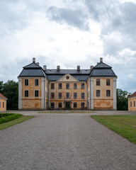 Fototapeta na wymiar The castle Christinehof in southern Sweden with no people around