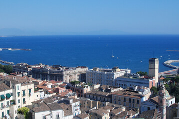 Italia : Salerno,paesaggio marino,Luglio 2020.