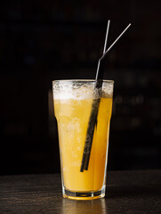tasty cocktail in the bar