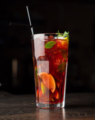 tasty cocktail in the bar